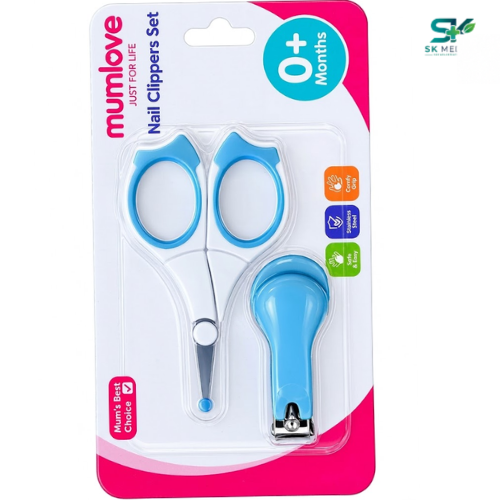 Set d'Hygiène Bébé -Coupe-Ongles et Ciseaux de Précision